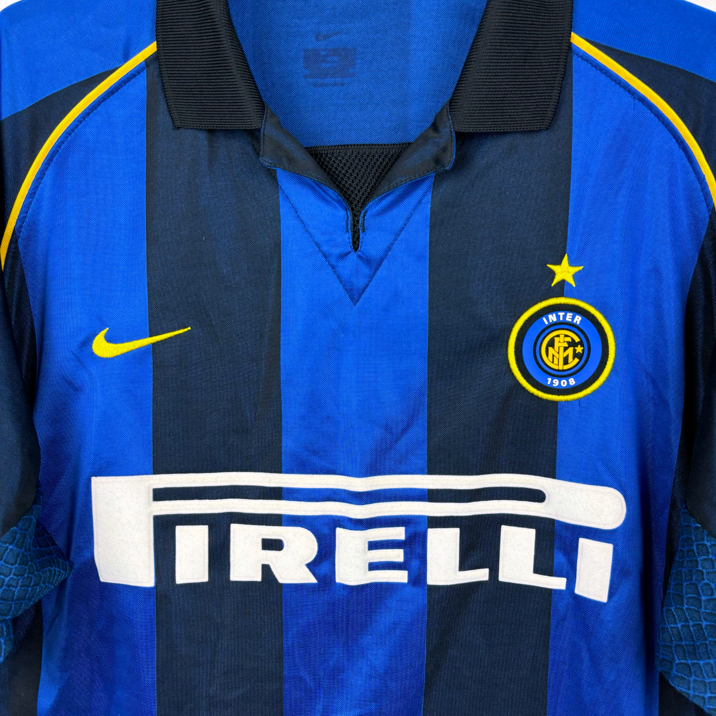 Inter Milan 2001-2002 Home Football Shirt Maglia Calcio Nike - Ronaldo