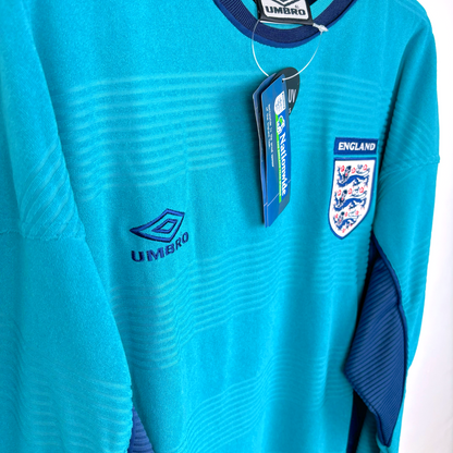 BNWT England 1999/2000/2001 Euro Umbro Home Football Shirt Goalkeeper