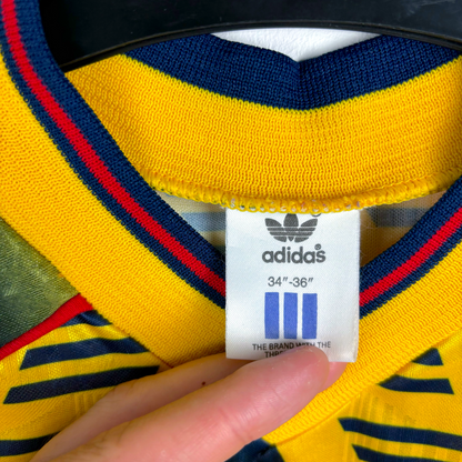 Arsenal 1991/1992/1993 Bruised Banana Away Football Shirt Adidas