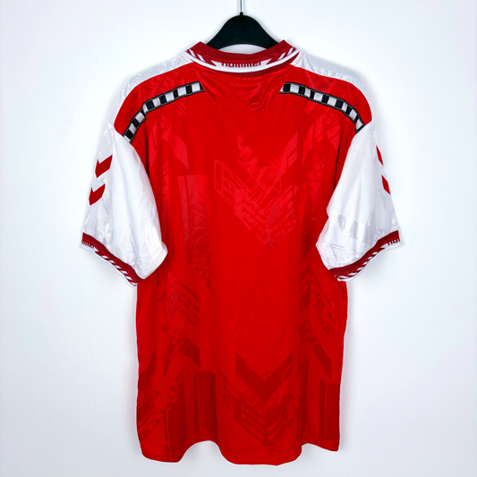 Denmark 1996/1997/1998 Home Football Shirt Hummel
