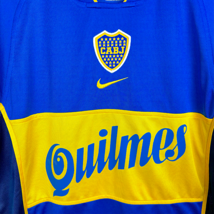 Boca Juniors 2001-2002 Home Football Shirt Nike Intercontinental Cup