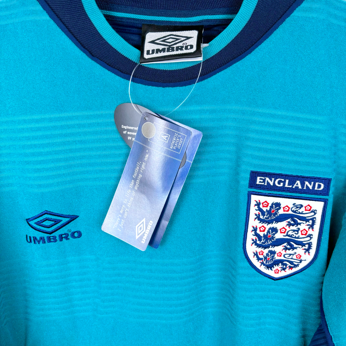 BNWT England 1999/2000/2001 Euro Umbro Home Football Shirt Goalkeeper