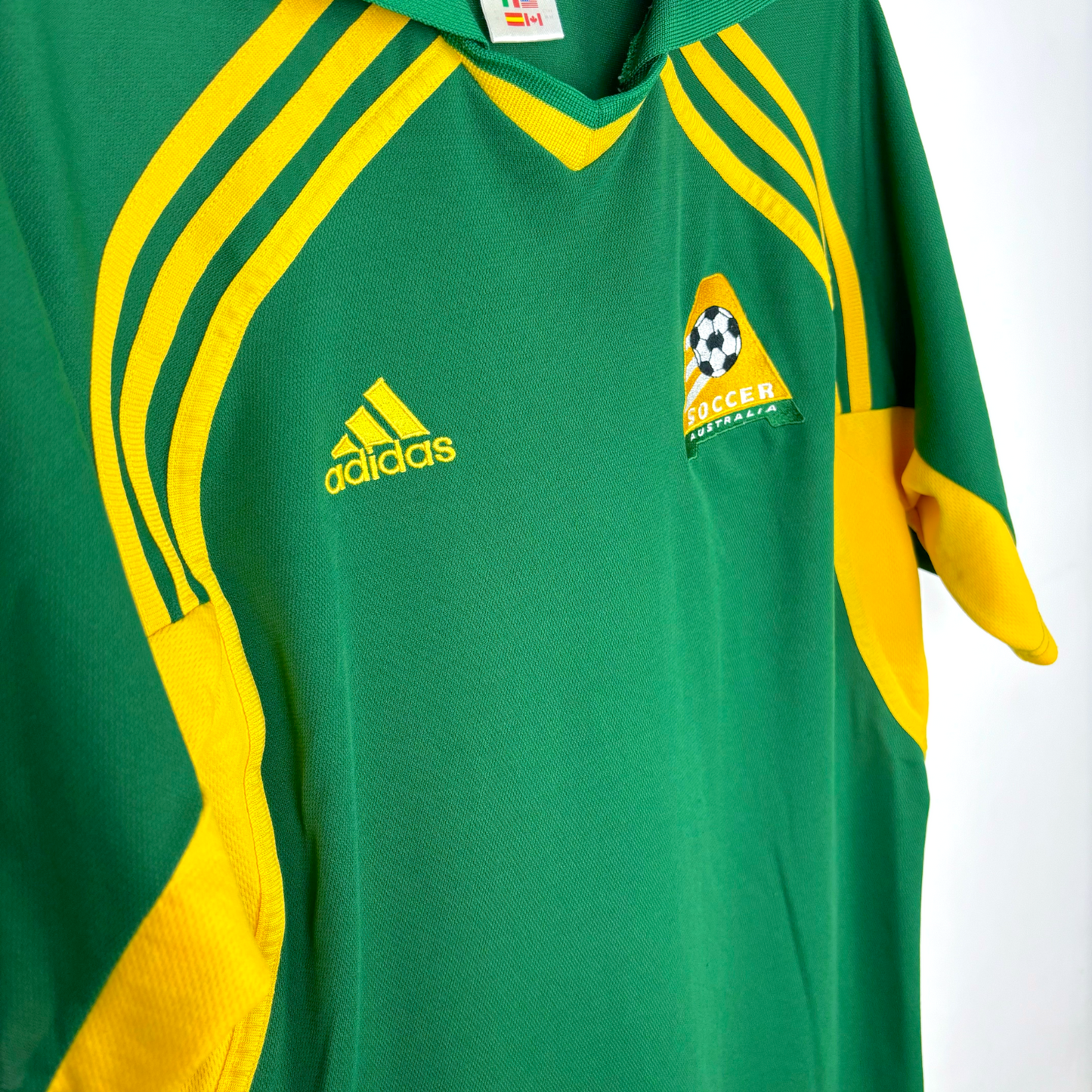 Australia 2001-2002 Home Football Shirt Adidas