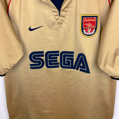 Arsenal 2001-2002 Away Football Shirt Nike Sega