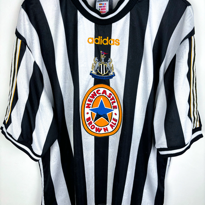 Newcastle United 1997/1998/1999 Home Football Shirt Adidas