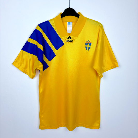 Sweden 1992/1993/1994 Home Football Shirt Jersey Adidas