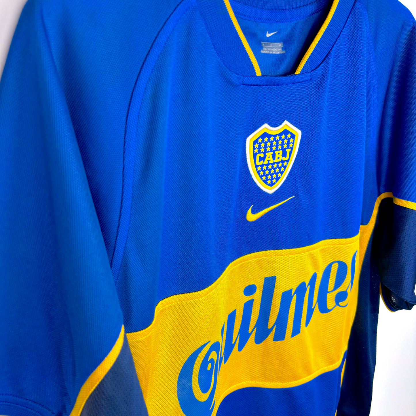 Boca Juniors 2001-2002 Home Football Shirt Nike Intercontinental Cup