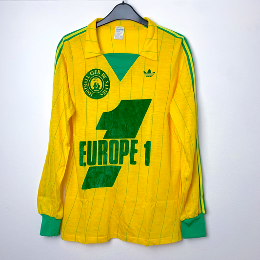 Nantes 1980-1981 Home Football Maillot Shirt Long Sleeve Adidas