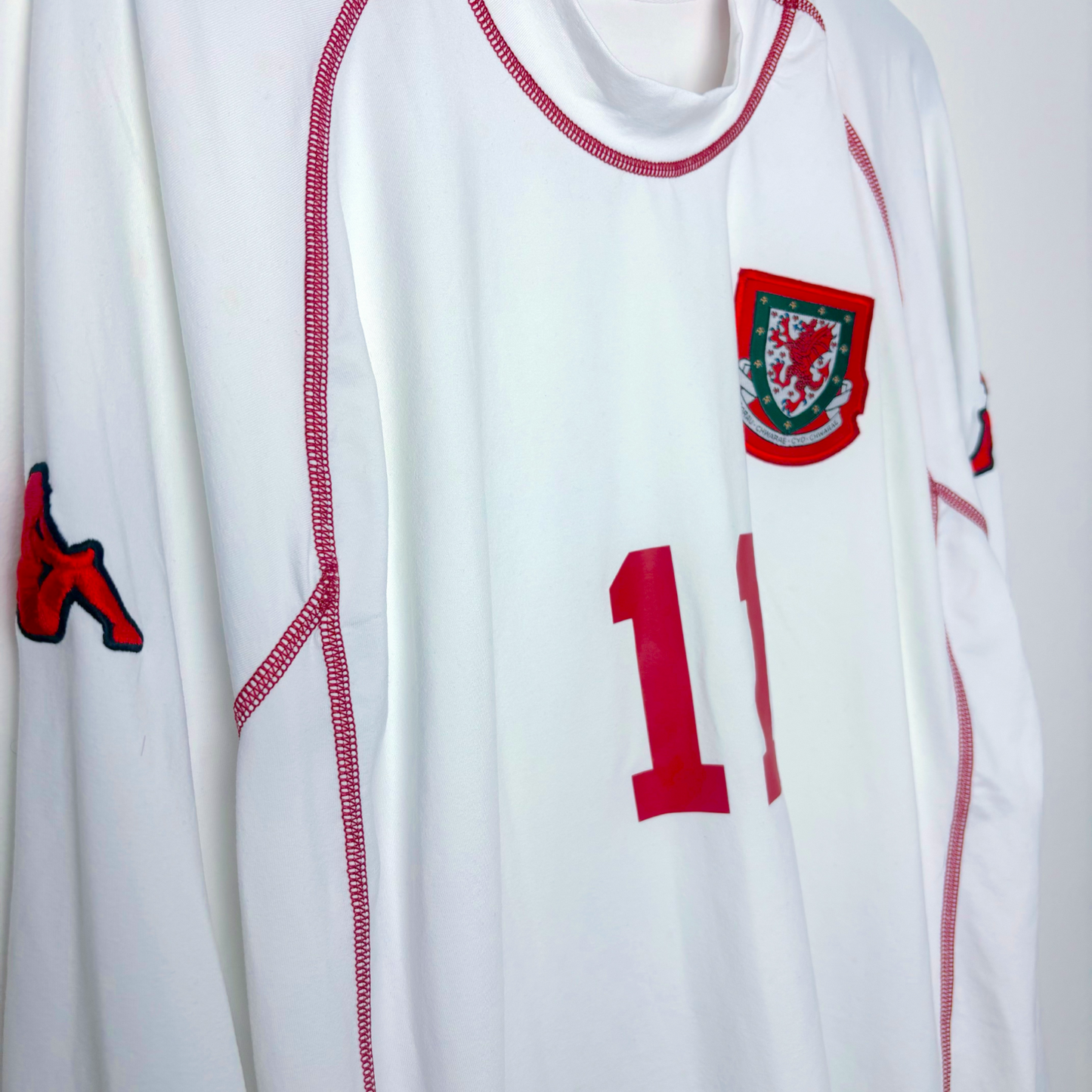 BNWT Cymru Wales 2000/2001/2002 Away Football Shirt Longsleeve Kappa