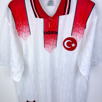 Turkey 1996/1997/1998 Adidas Away Football Shirt