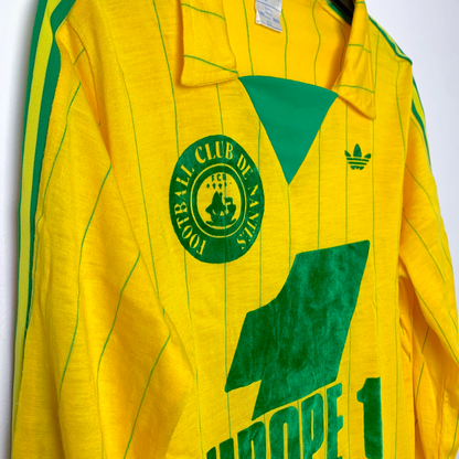Nantes 1980-1981 Home Football Maillot Shirt Long Sleeve Adidas