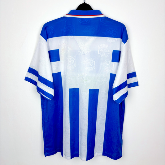 Deportivo La Coruna 1994-1997 Copa Del Rey Home Umbro Football Shirt