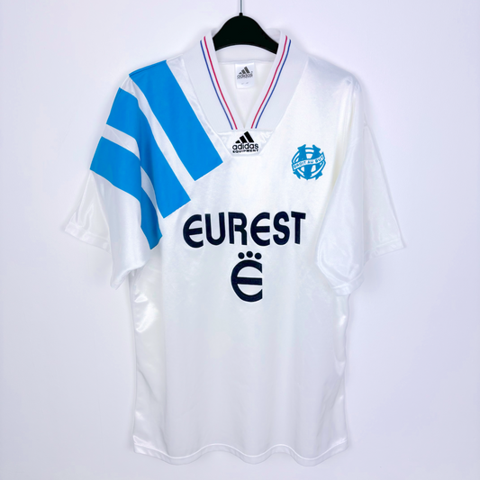 Olympique Marseille 1992/1993/1994 Home Football Maillot Shirt Adidas