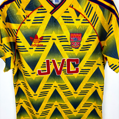 Arsenal 1991/1992/1993 Bruised Banana Away Football Shirt Adidas