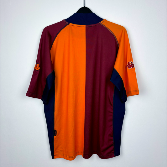 AS Roma 2001/2002 European UCL Football Shirt Maglia Calcio Kappa