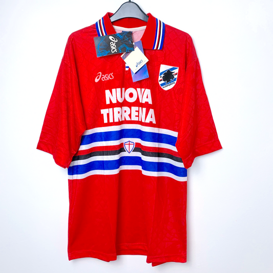 BNWT Sampdoria 1995/1996 Third Football Shirt Maglia Calcio Asics