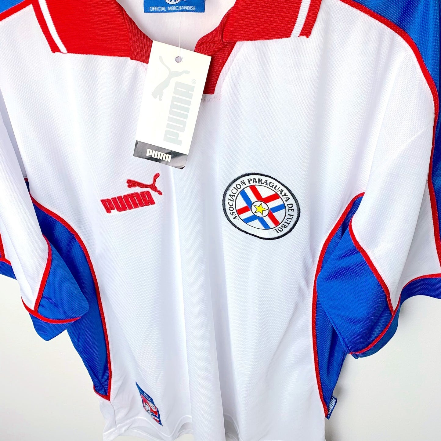 BNWT Paraguay 1999-2000 Puma Away Football Shirt Camiseta