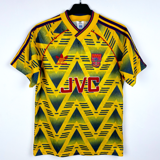 Arsenal 1991/1992/1993 Bruised Banana Away Football Shirt Adidas