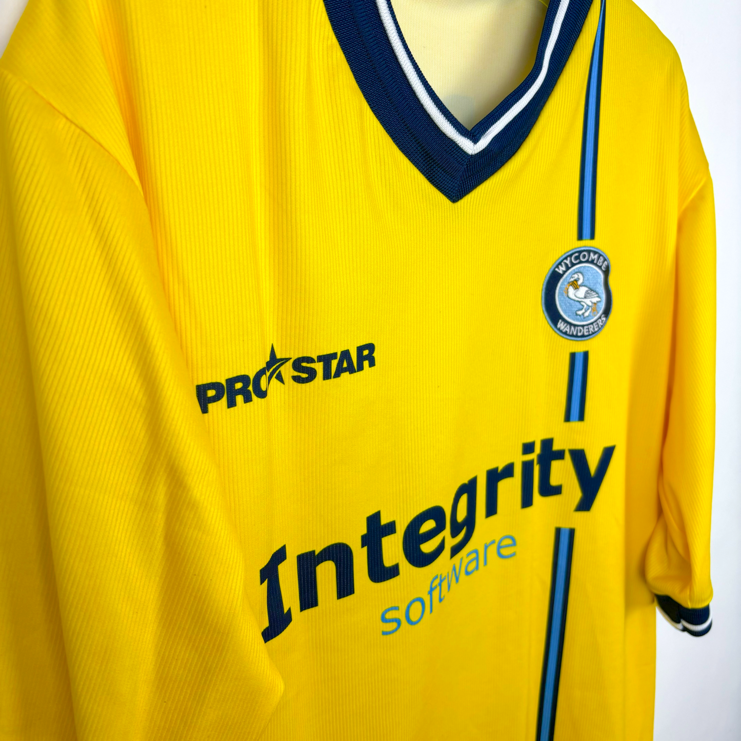 Wycombe Wanderers 2002-2003 Away Football Shirt ProStar