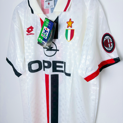 BNWT AC Milan 1995/1996/1997 Away Football Shirt Maglia Calcio Lotto