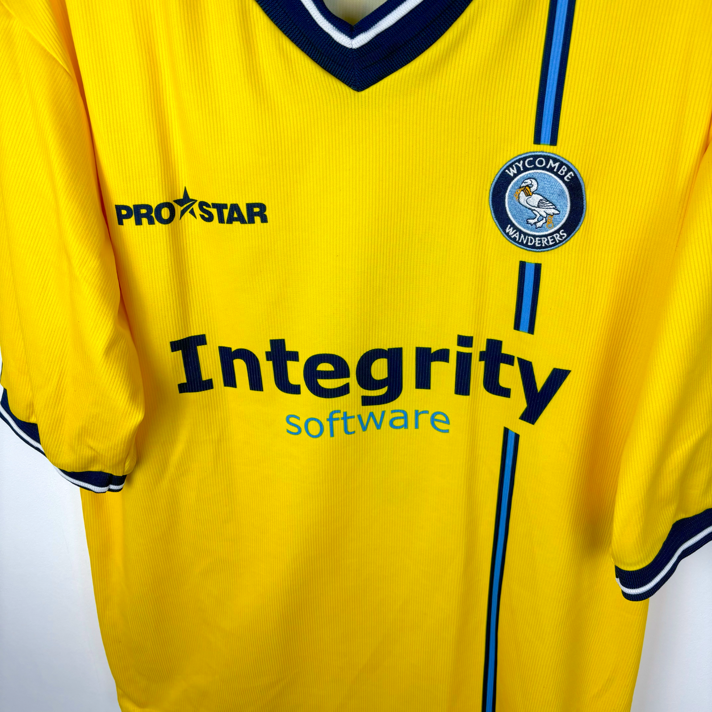 Wycombe Wanderers 2002-2003 Away Football Shirt ProStar