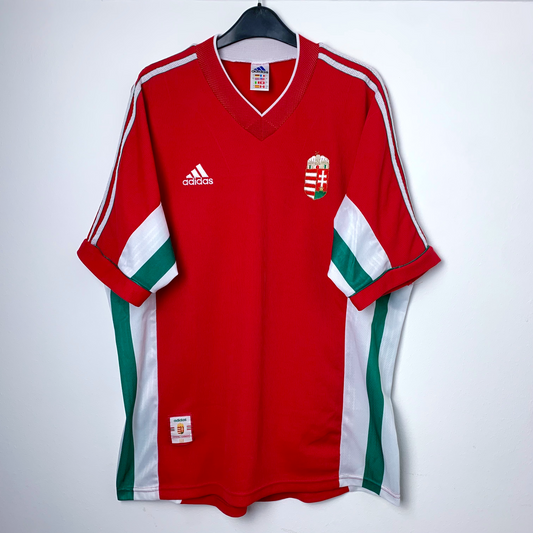 Hungary 1998/1999/2000 Home Football Shirt Adidas