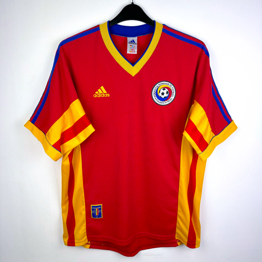 Romania 1998/1999/2000 Away Football Shirt Adidas