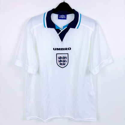 England 1995/1996/1997 Euro 96 Umbro Home Football Shirt