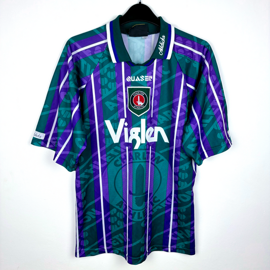 Charlton Athletic 1995/1996/1997 Quaser Third Football Shirt