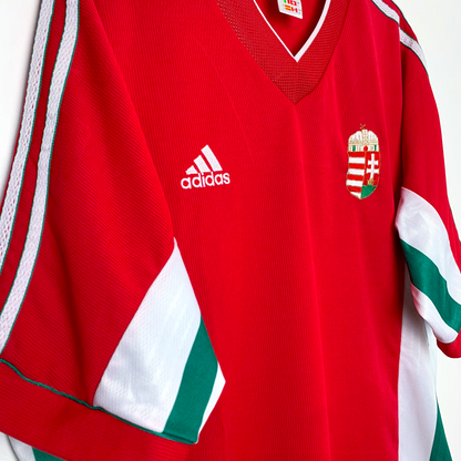Hungary 1998/1999/2000 Home Football Shirt Adidas