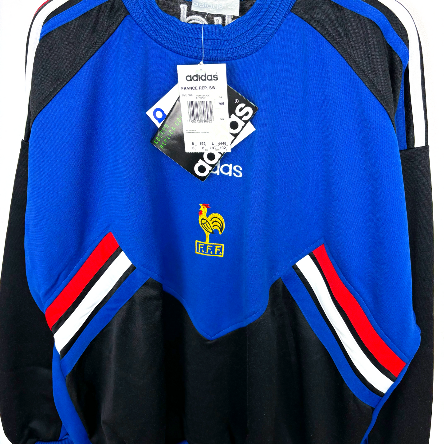 BNWT France FFF 1994/1995/1996 Adidas Training Bench Sweatshirt Top