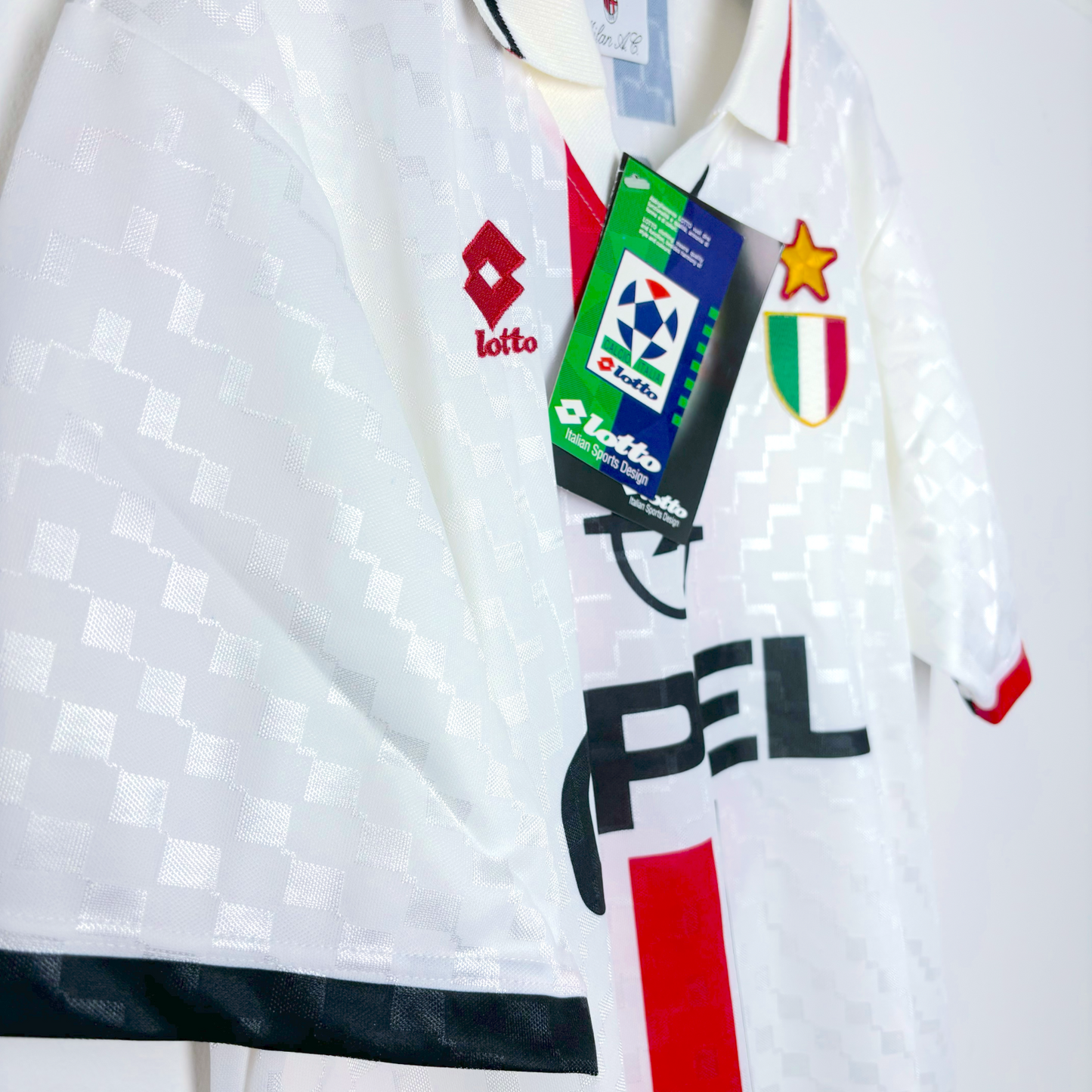 BNWT AC Milan 1995/1996/1997 Away Football Shirt Maglia Calcio Lotto