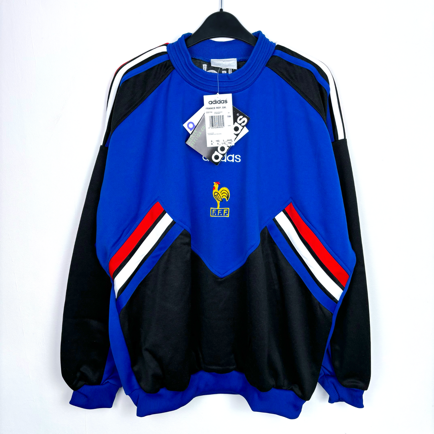 BNWT France FFF 1994/1995/1996 Adidas Training Bench Sweatshirt Top