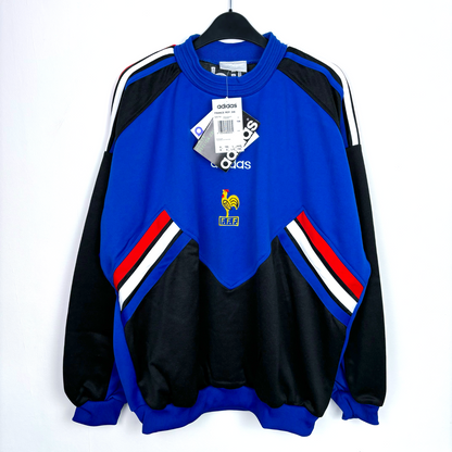 BNWT France FFF 1994/1995/1996 Adidas Training Bench Sweatshirt Top