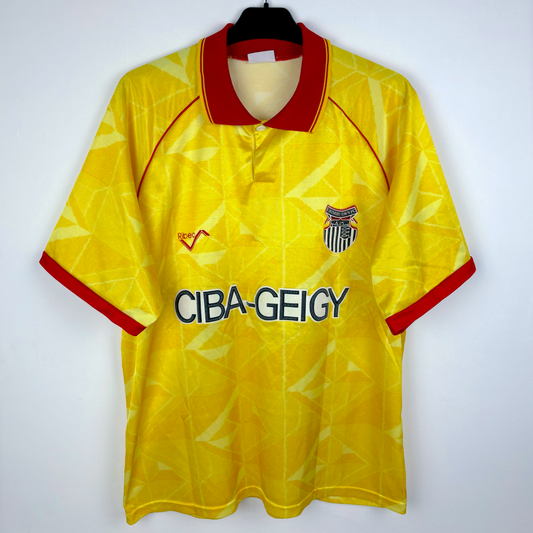 Grimsby Town 1992-1993 Away Football Shirt Ribero