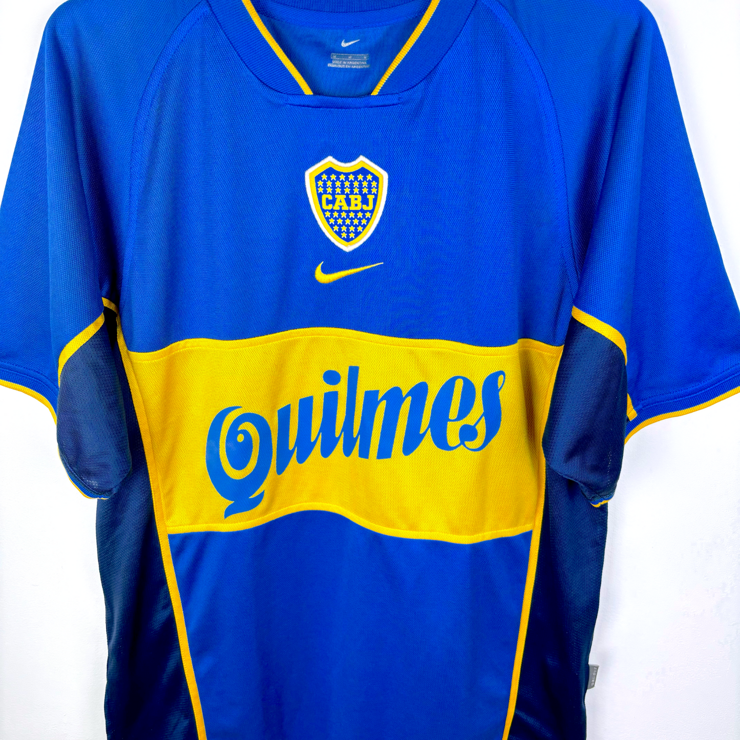 Boca Juniors 2001-2002 Home Football Shirt Nike Intercontinental Cup