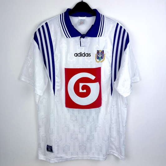 Anderlecht 1996-1997 Home Football Shirt Maillot Jersey Adidas