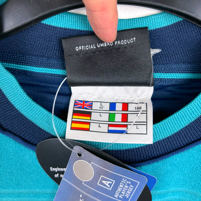 BNWT England 1999/2000/2001 Euro Umbro Home Football Shirt Goalkeeper