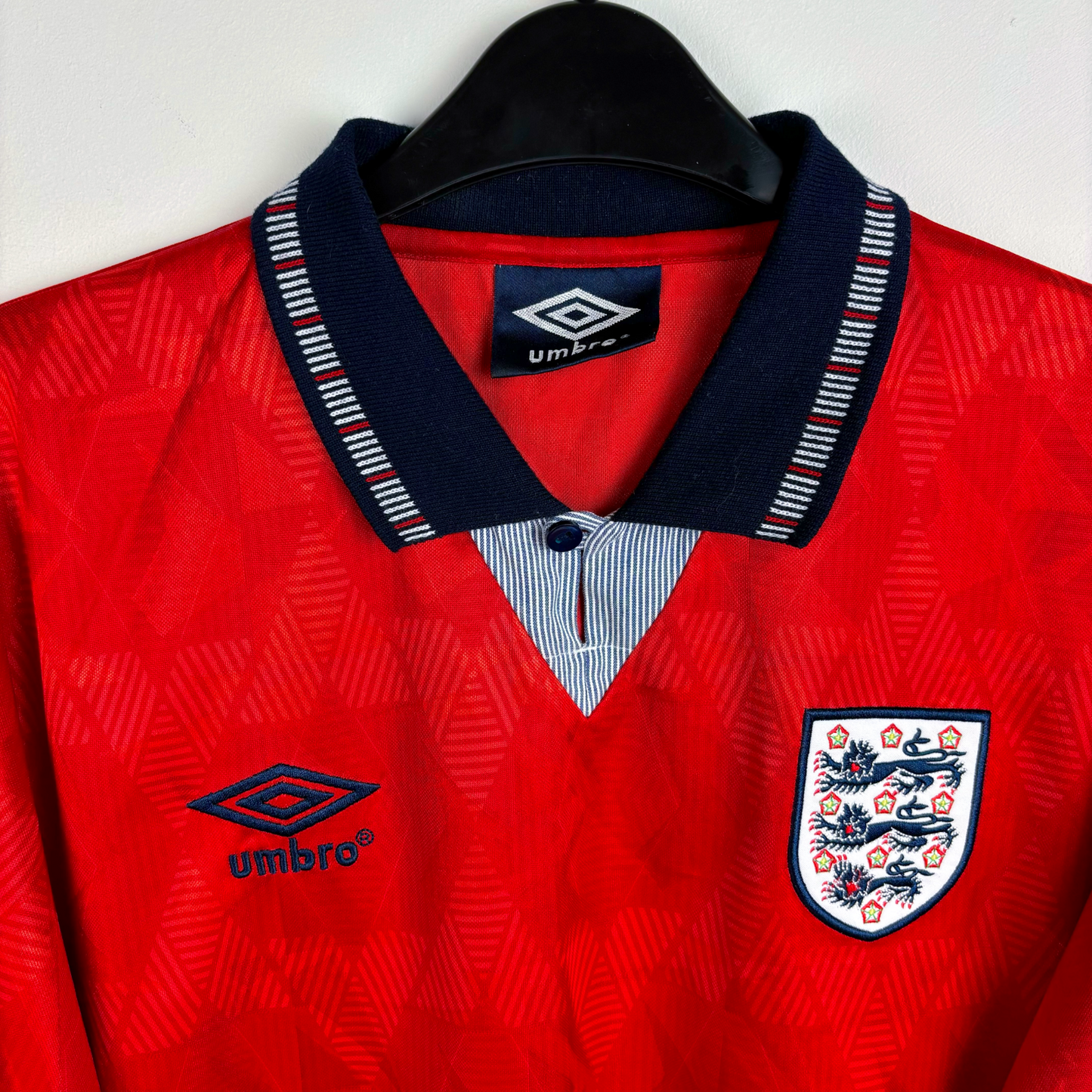 England 1990/1991/1992 Away Umbro Football Shirt Reissue