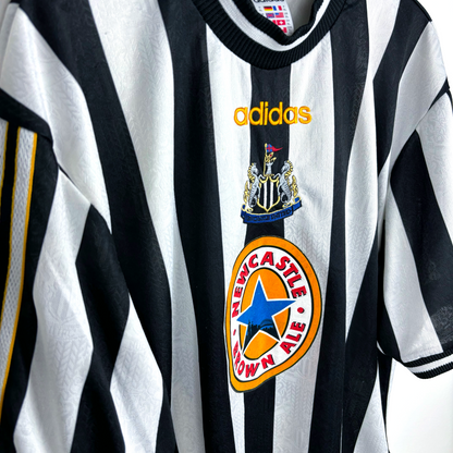 Newcastle United 1997/1998/1999 Home Football Shirt Adidas