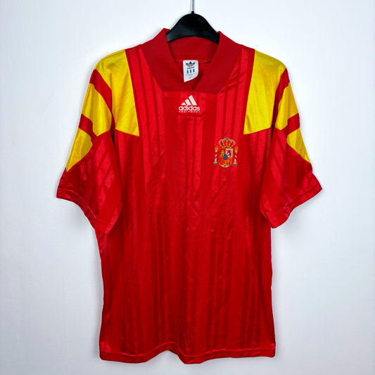 Spain España 1992/1993/1994 Home Football Camiseta Shirt Adidas