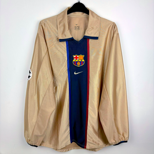 Player Issue FC Barcelona 2001-2002 Away Football Shirt Nike - Cocu 8