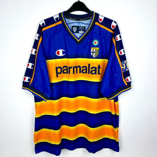 Parma AC 2002-2003 Home Football Shirt Maglia Calcio Champion NAKATA 10