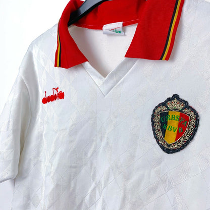 Belgium 1992/1993/1994 Away Football Shirt Maillot Diadora