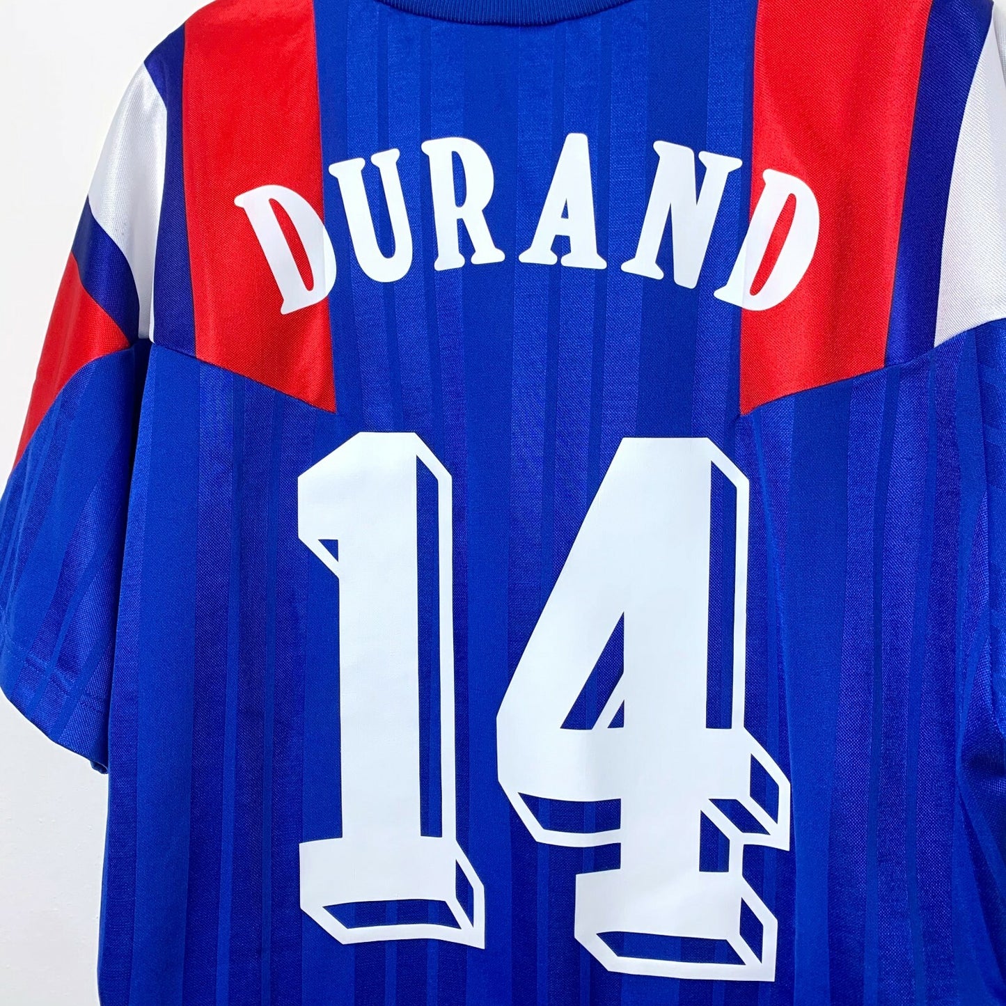 France FFF 1992/1993/1994 Home Football Maillot Shirt Adidas Durand 14