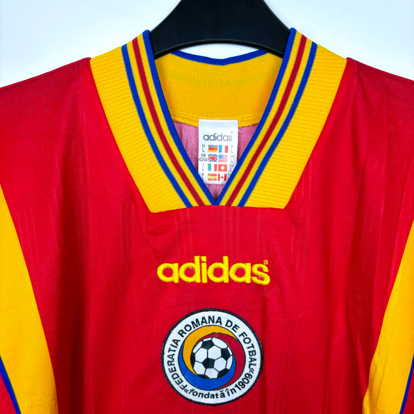 BNWT Romania 1996/1997/1998 Euro 96 Away Football Shirt Adidas - Hagi 10