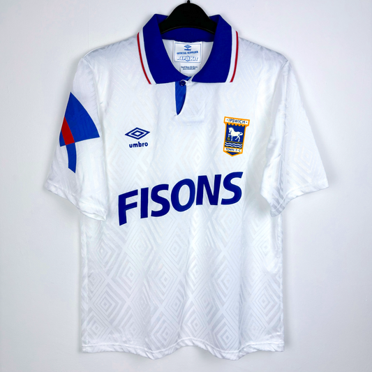 Ipswich Town 1991/1992/1993 Away Football Shirt Umbro
