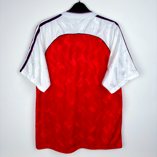 Arsenal 1990/1991/1992 Home Football Shirt Adidas League Champions