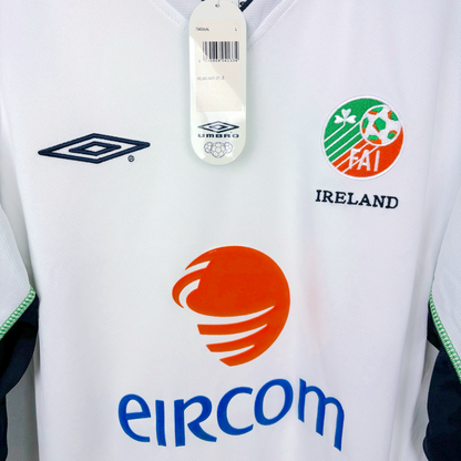 BNWT Eire Ireland 2001/2002/2003 World Cup Umbro Away Football Shirt