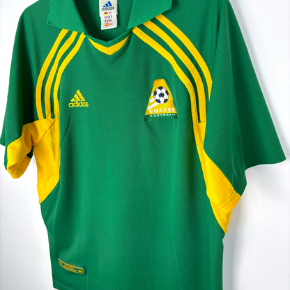 Australia 2001-2002 Home Football Shirt Adidas